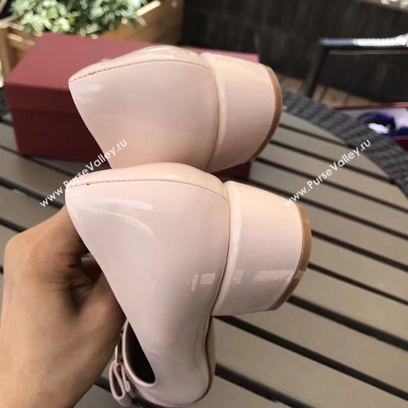 Ferragamo 3.5cm heels cream sandals shoes 4338