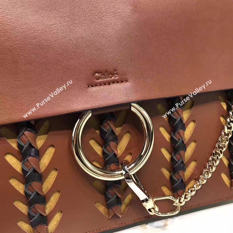 Chloe large faye shoulder coffee tote bag 4440