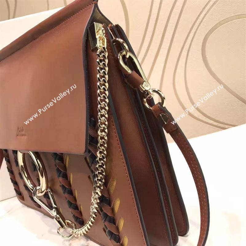 Chloe large faye shoulder coffee tote bag 4440