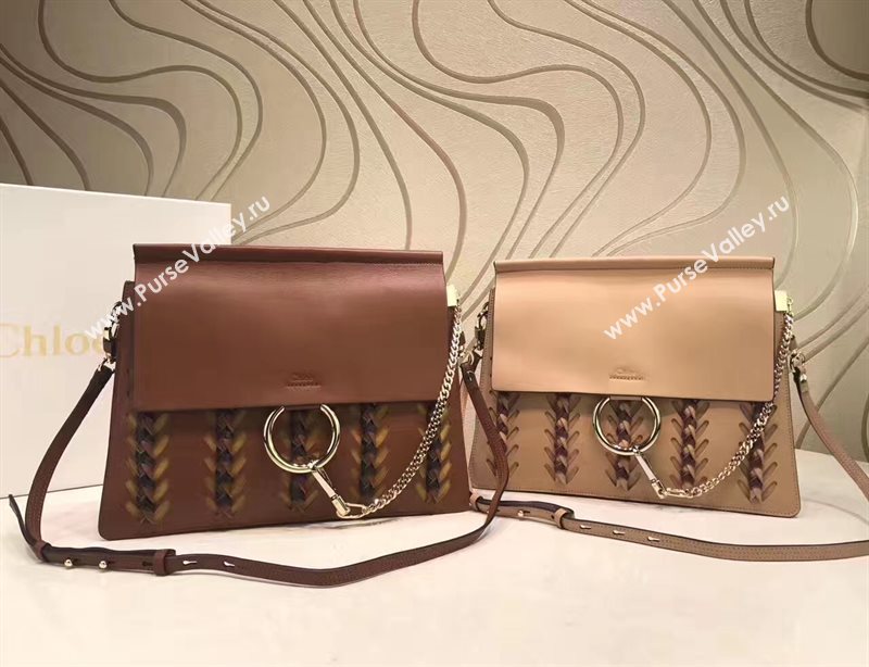 Chloe large faye shoulder coffee tote bag 4440