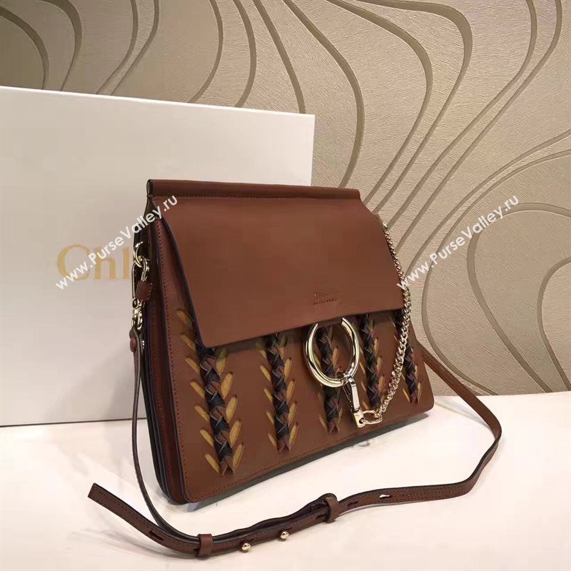 Chloe large faye shoulder coffee tote bag 4440