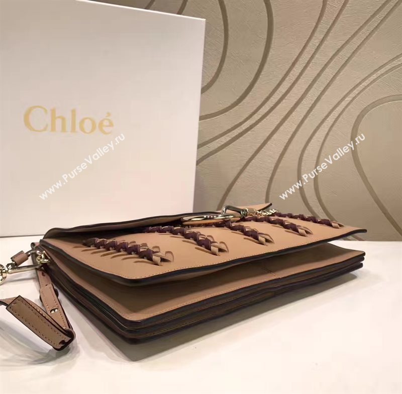 Chloe large faye shoulder nude tote bag 4441