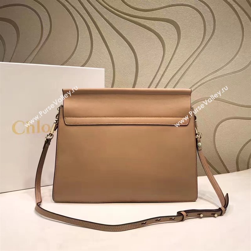 Chloe large faye shoulder nude tote bag 4441