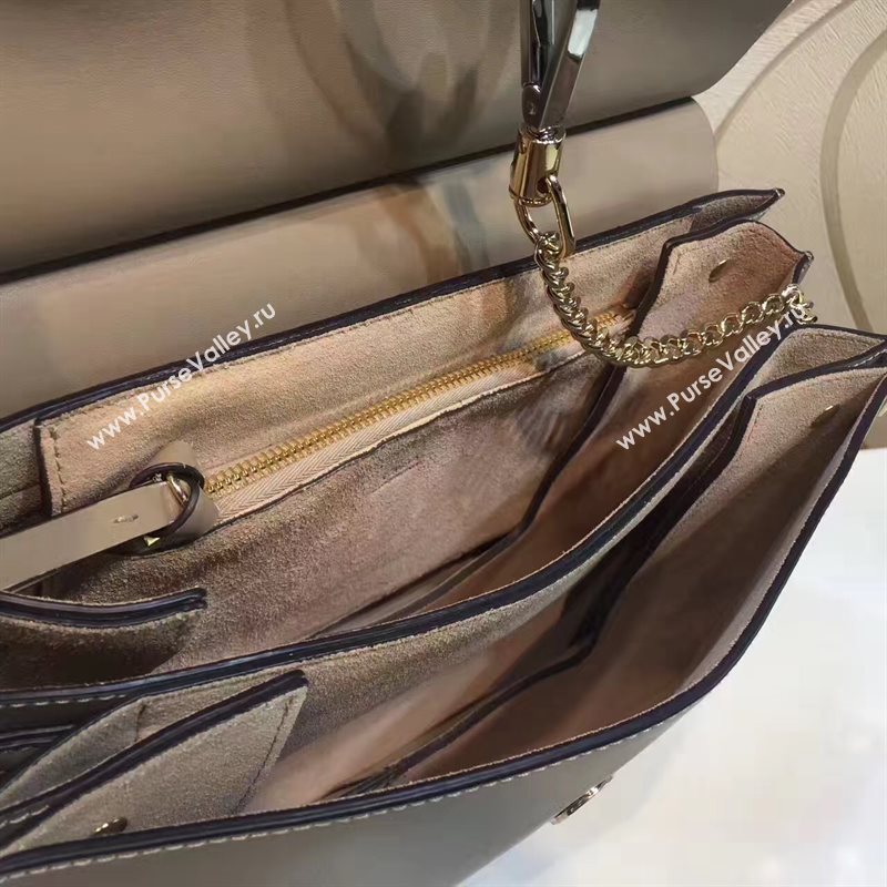 Chloe large gray faye tote shoulder bag 4442