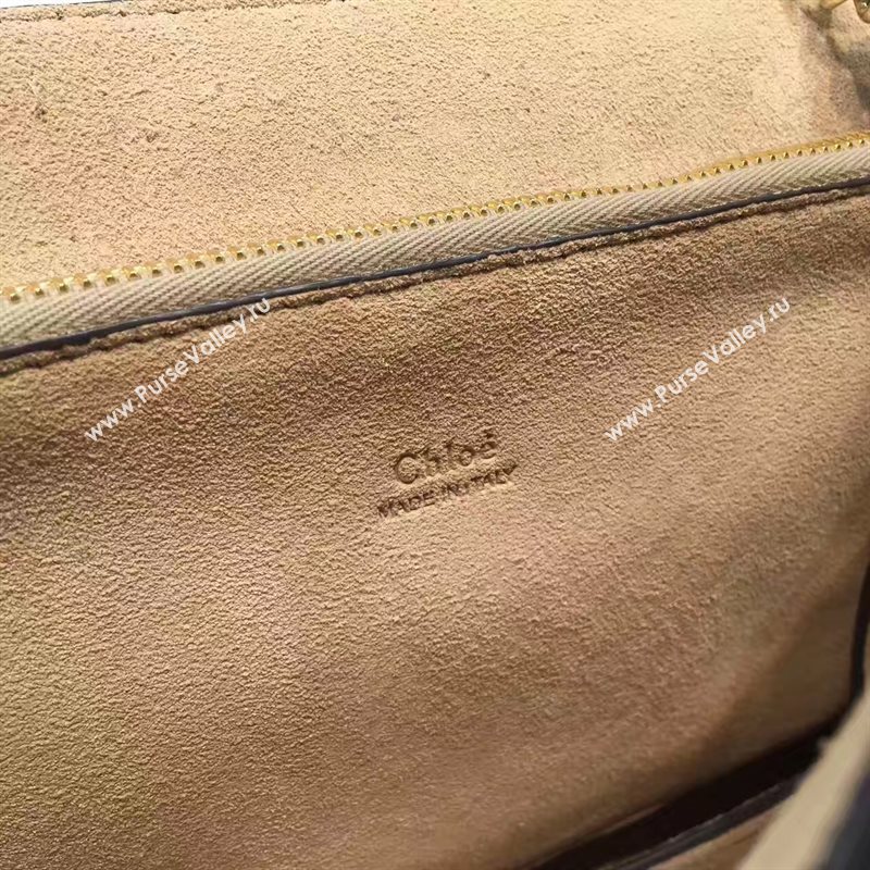 Chloe large black faye tote shoulder bag 4443