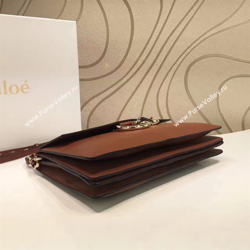 Chloe large coffee faye tote shoulder bag 4444