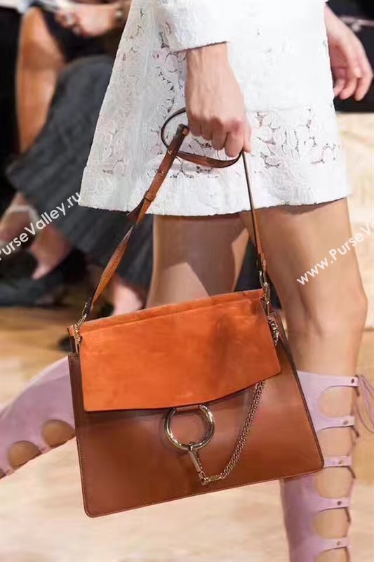 Chloe large coffee faye tote shoulder bag 4444