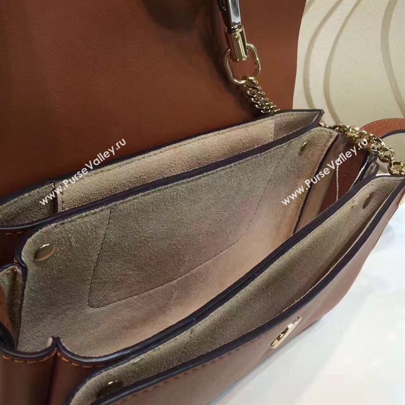 Chloe small tan shoulder faye bag 4446