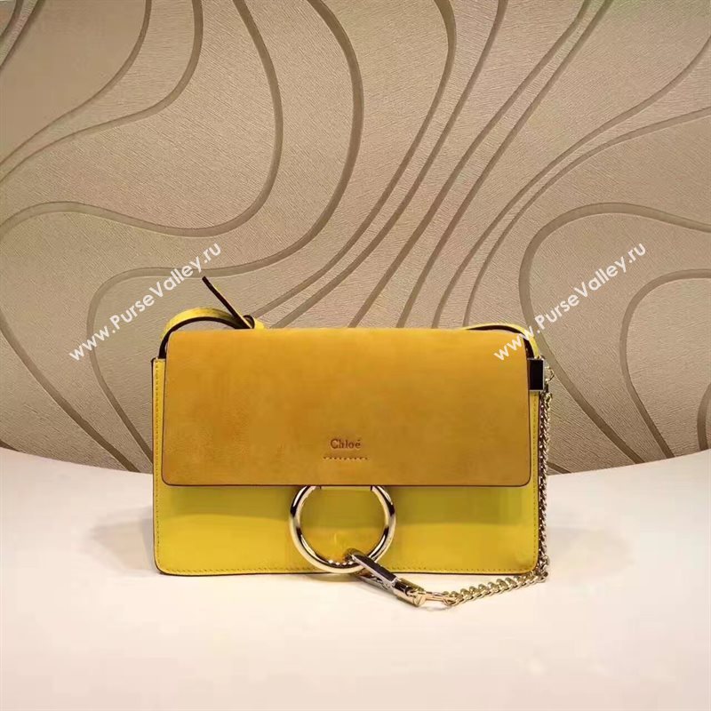 Chloe small yellow shoulder faye bag 4447