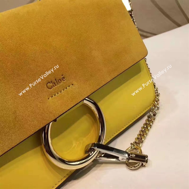 Chloe small yellow shoulder faye bag 4447