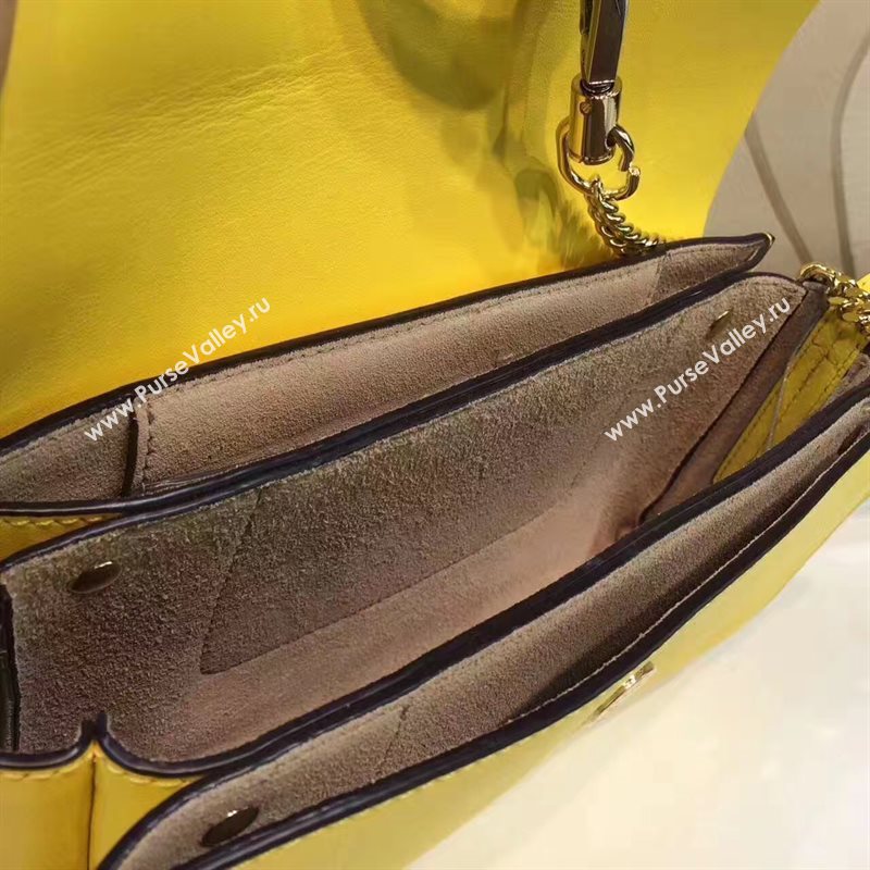 Chloe small yellow shoulder faye bag 4447