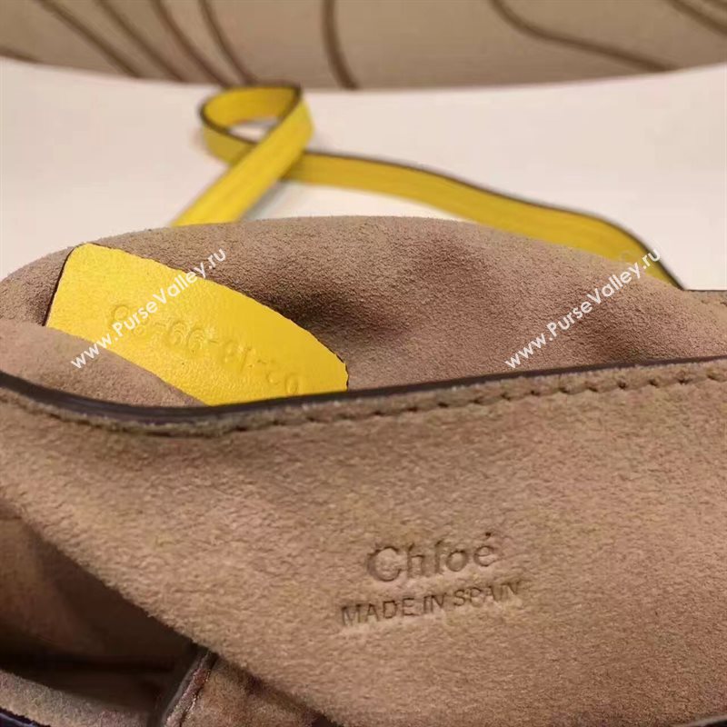 Chloe small yellow shoulder faye bag 4447