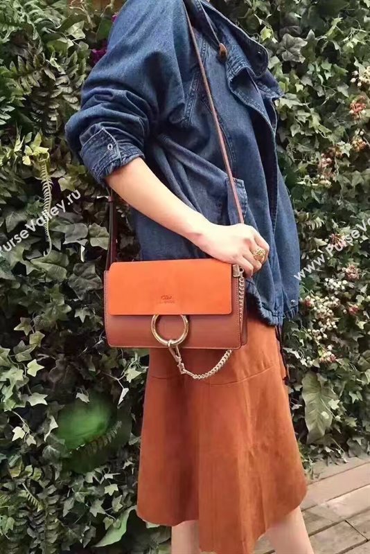 Chloe small yellow shoulder faye bag 4447