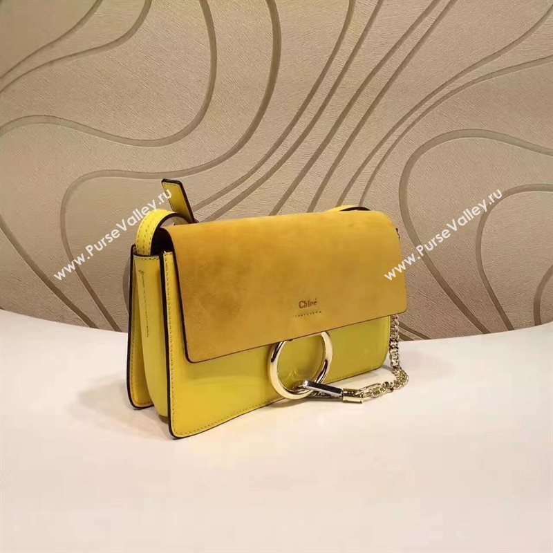 Chloe small yellow shoulder faye bag 4447