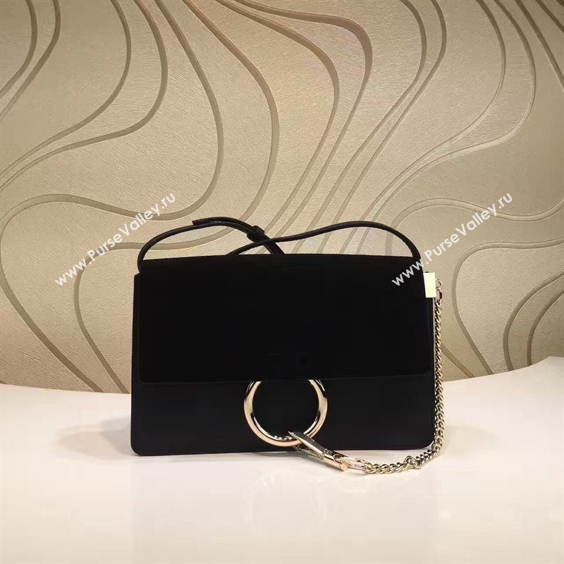 Chloe small black shoulder faye bag 4448