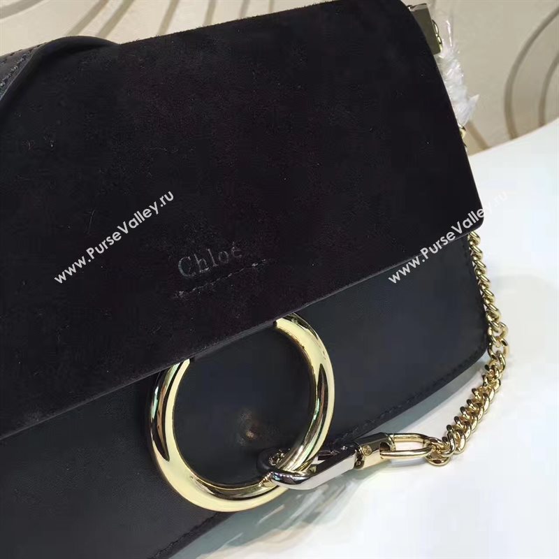 Chloe small black shoulder faye bag 4448
