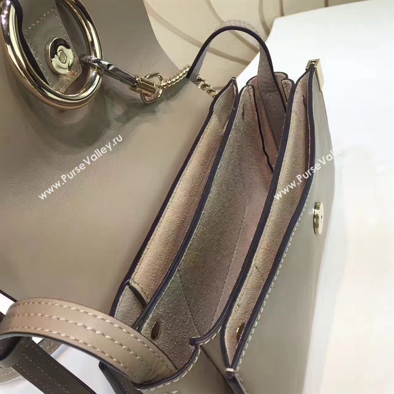Chloe small light gray shoulder faye bag 4449