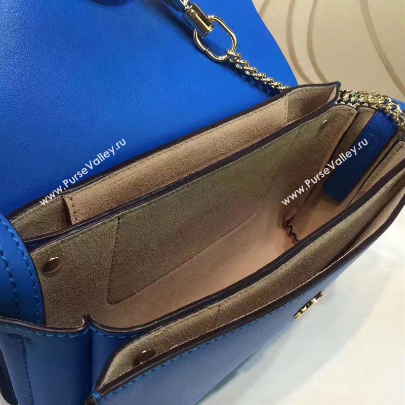 Chloe small navy blue shoulder faye bag 4450