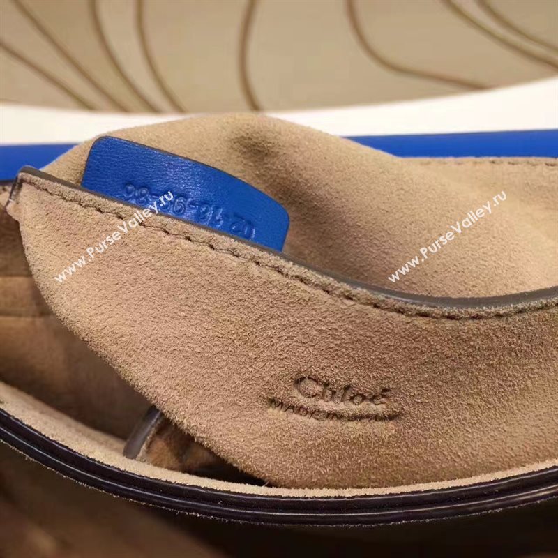 Chloe small navy blue shoulder faye bag 4450