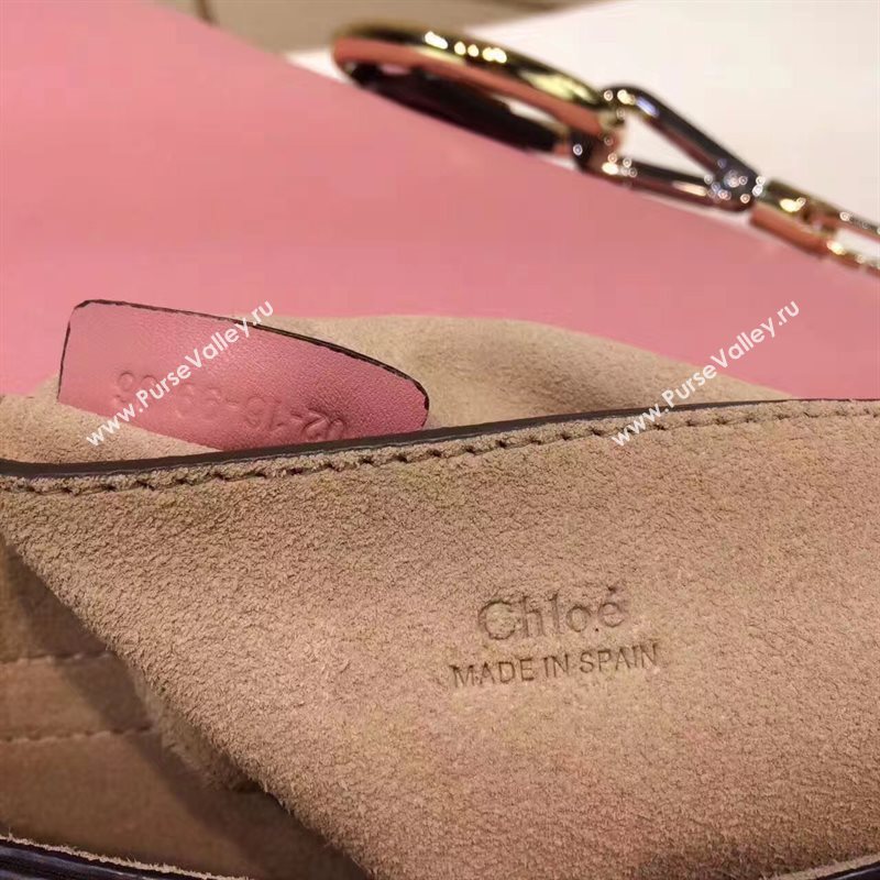 Chloe small pink wine shoulder faye bag 4451
