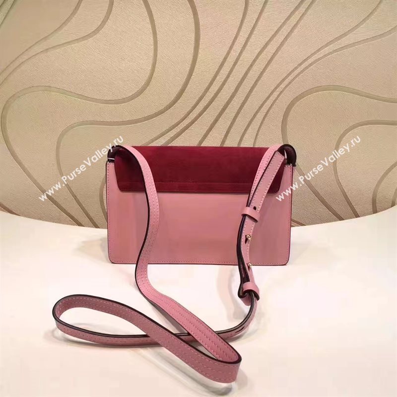 Chloe small pink wine shoulder faye bag 4451