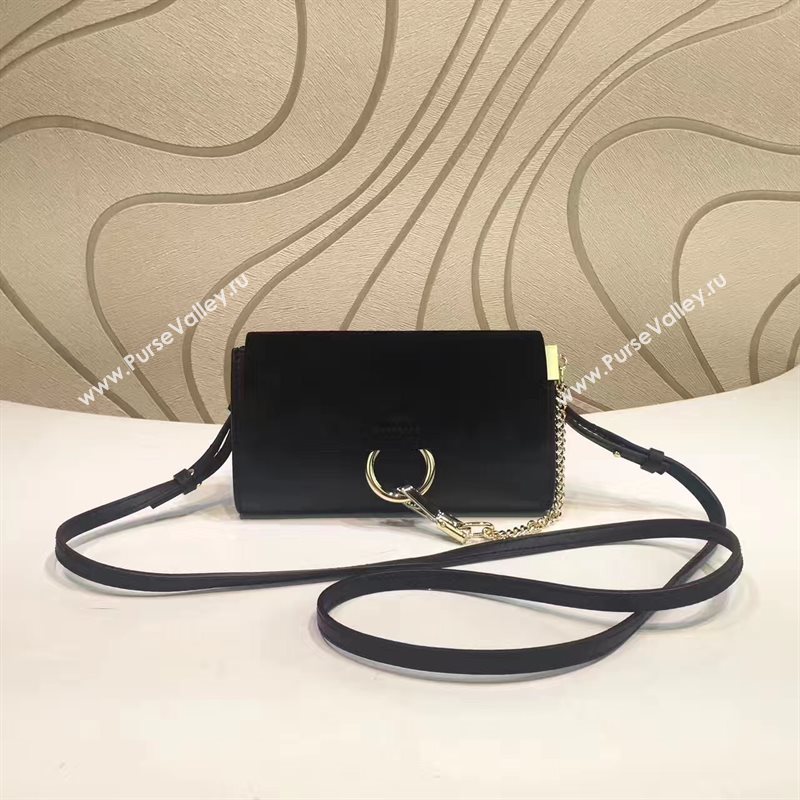 Chloe mini black shoulder faye bag 4452