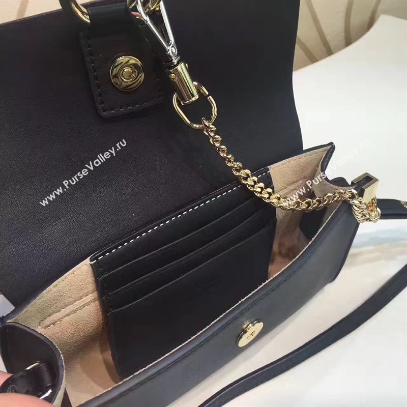 Chloe mini black shoulder faye bag 4452