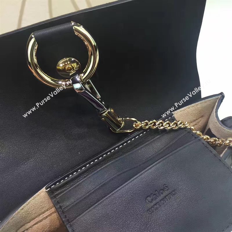 Chloe mini black shoulder faye bag 4452