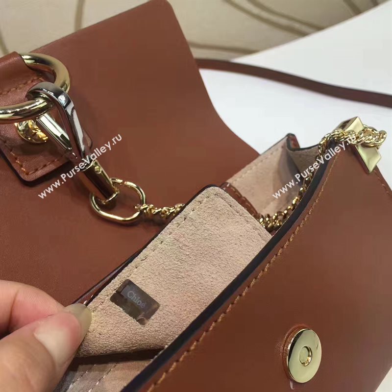 Chloe mini tan shoulder faye bag 4453