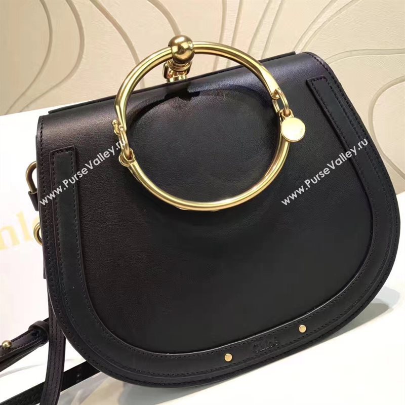 Chloe nile bracelet shoulder black bag 4457