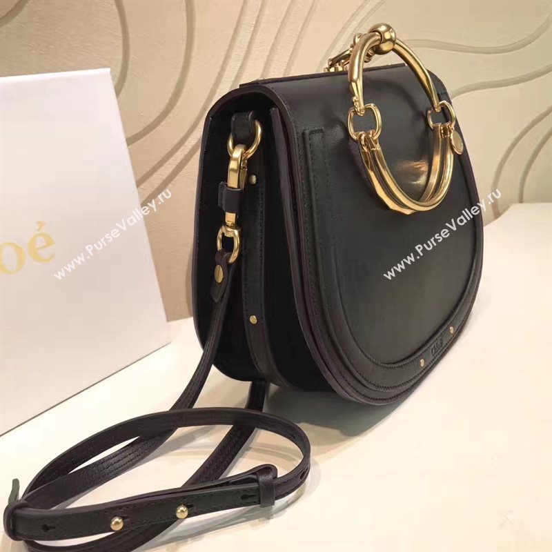 Chloe nile bracelet shoulder black bag 4457