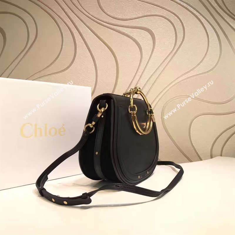 Chloe nile bracelet shoulder black bag 4457