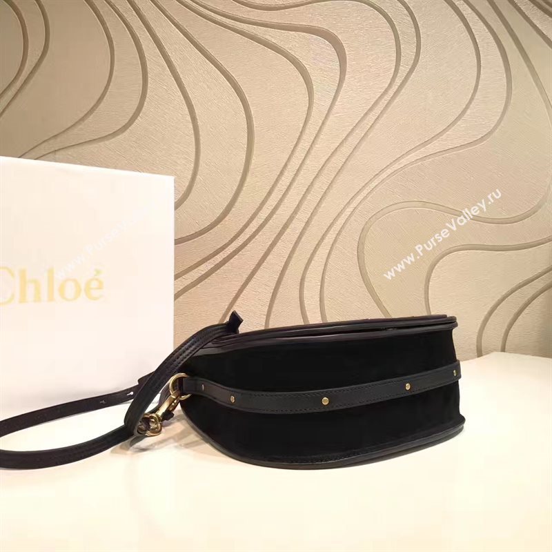 Chloe nile bracelet shoulder black bag 4457