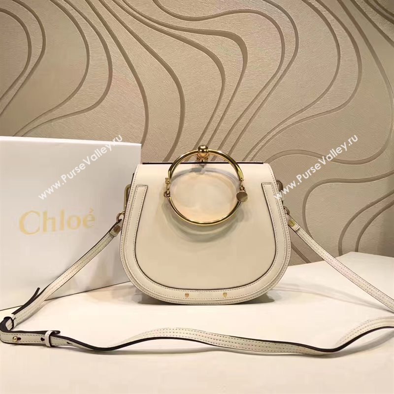 Chloe nile bracelet shoulder cream bag 4458