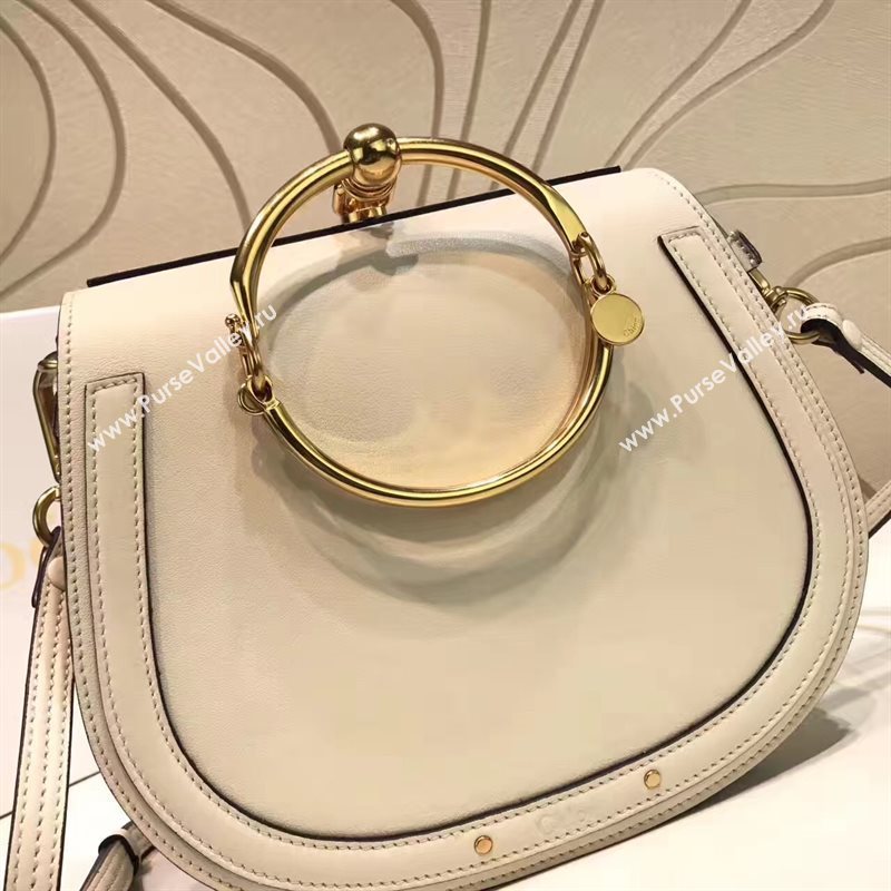 Chloe nile bracelet shoulder cream bag 4458