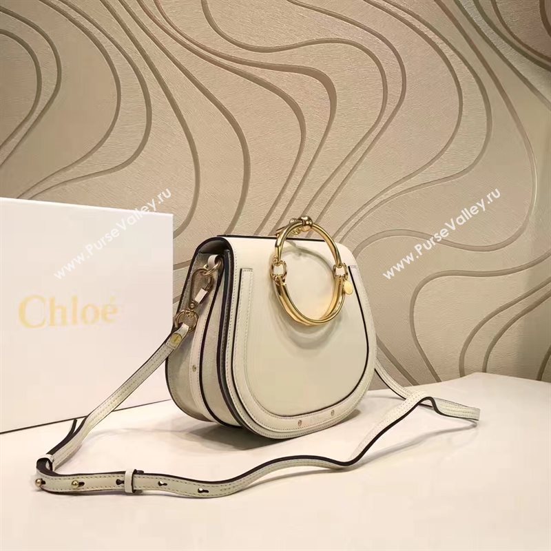 Chloe nile bracelet shoulder cream bag 4458