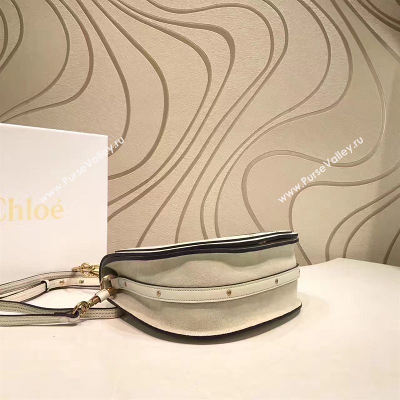 Chloe nile bracelet shoulder cream bag 4458