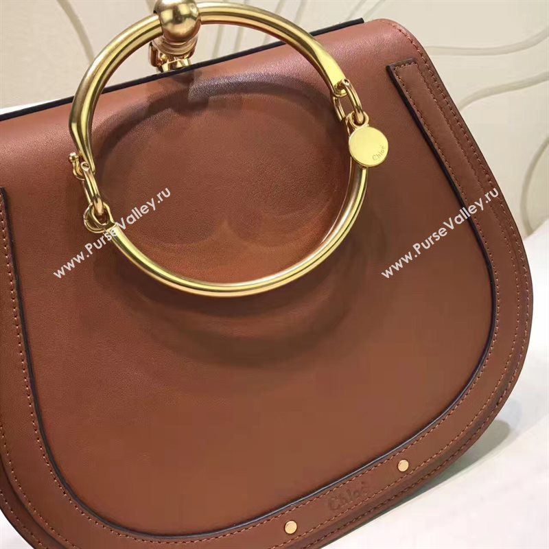 Chloe nile bracelet dark shoulder coffee bag 4459