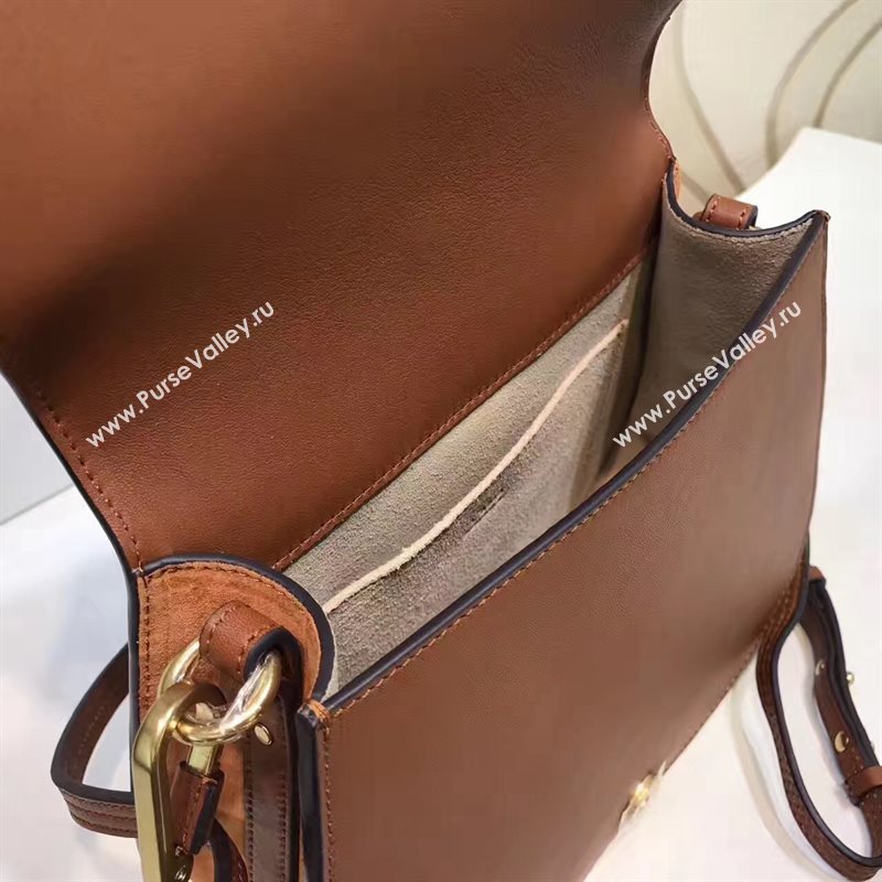 Chloe nile bracelet dark shoulder coffee bag 4459