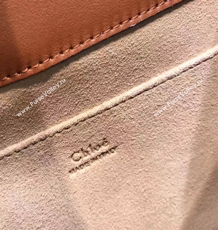 Chloe nile bracelet dark shoulder coffee bag 4459