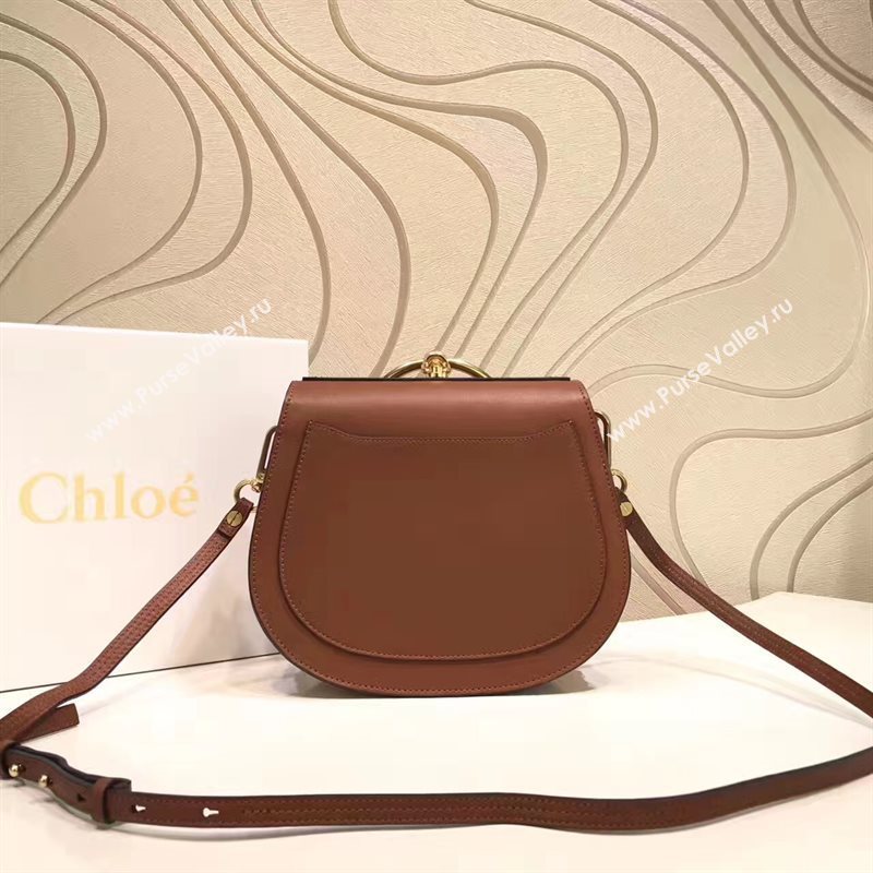 Chloe nile bracelet dark shoulder coffee bag 4459