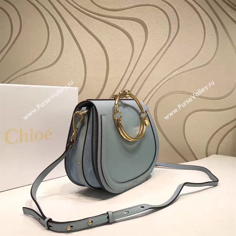 Chloe nile bracelet light shoulder blue bag 4460