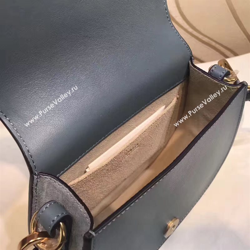 Chloe small nile bracelet shoulder navy bag 4461