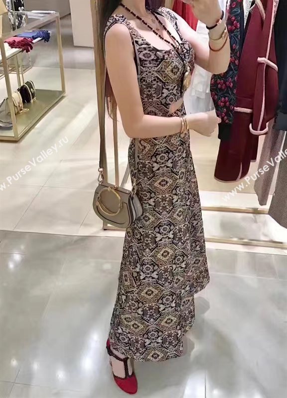 Chloe small nile bracelet shoulder navy bag 4461