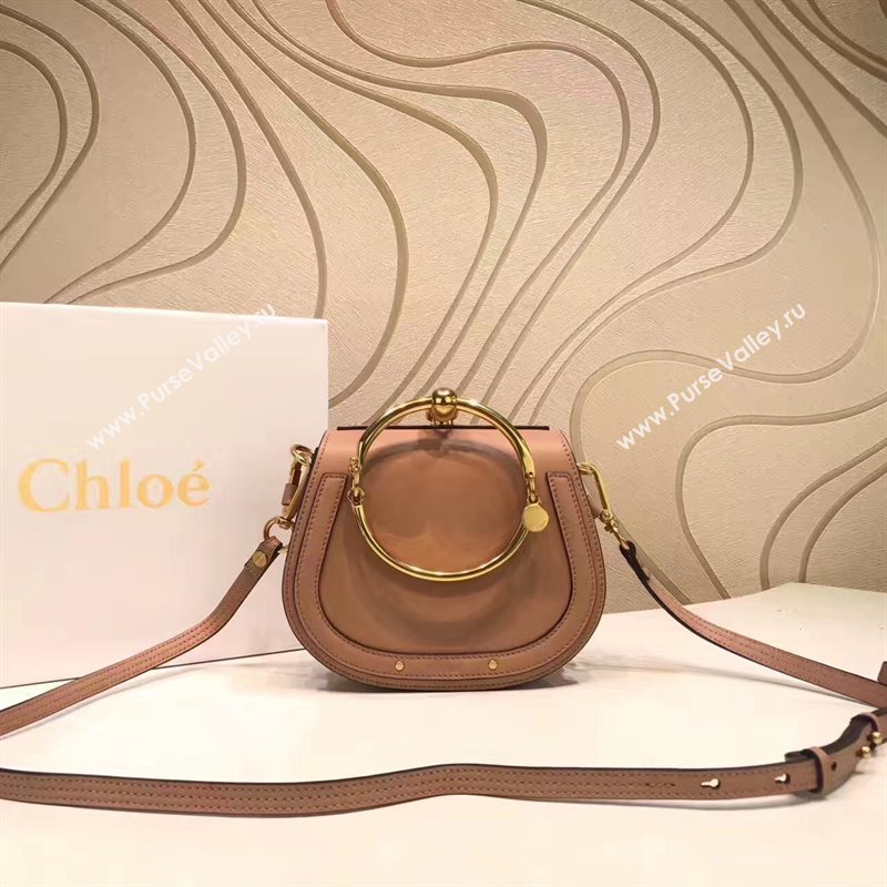 Chloe small nile bracelet shoulder tan bag 4462