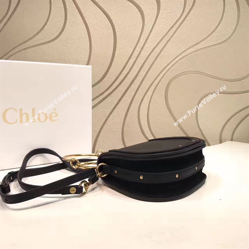 Chloe small nile bracelet shoulder black bag 4463