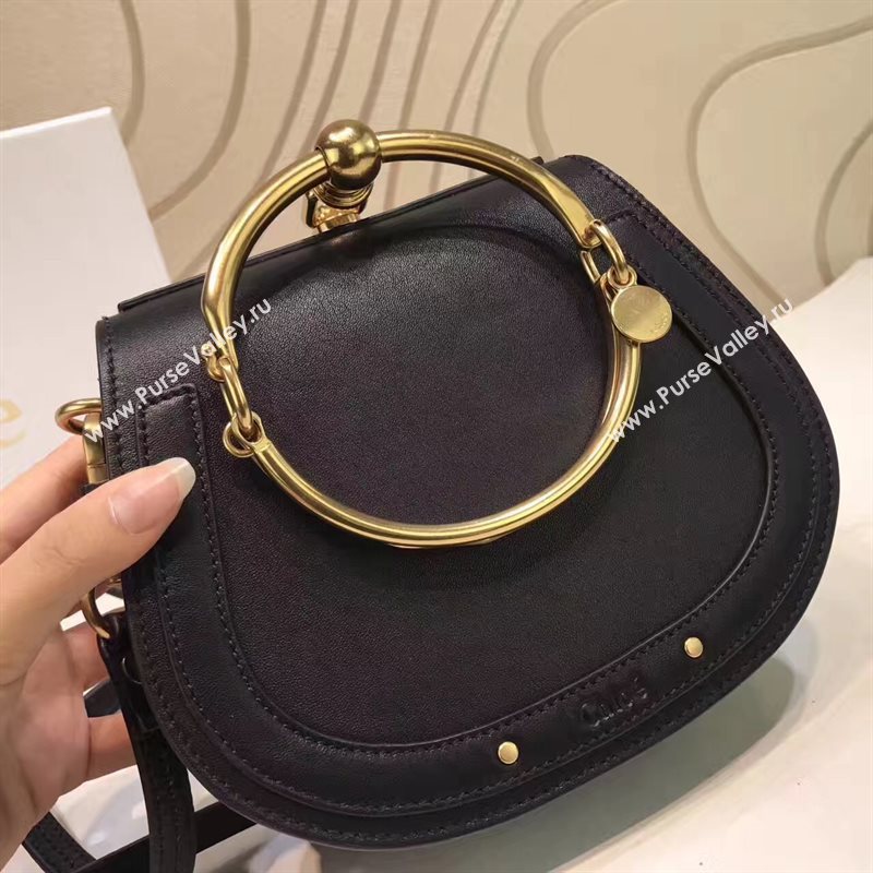 Chloe small nile bracelet shoulder black bag 4463