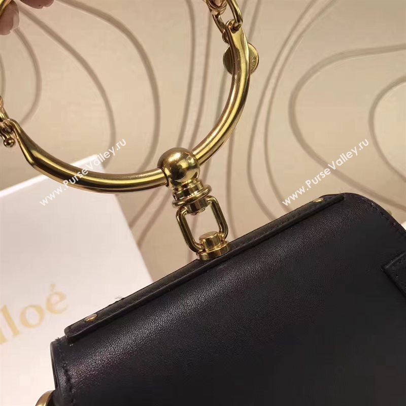 Chloe small nile bracelet shoulder black bag 4463