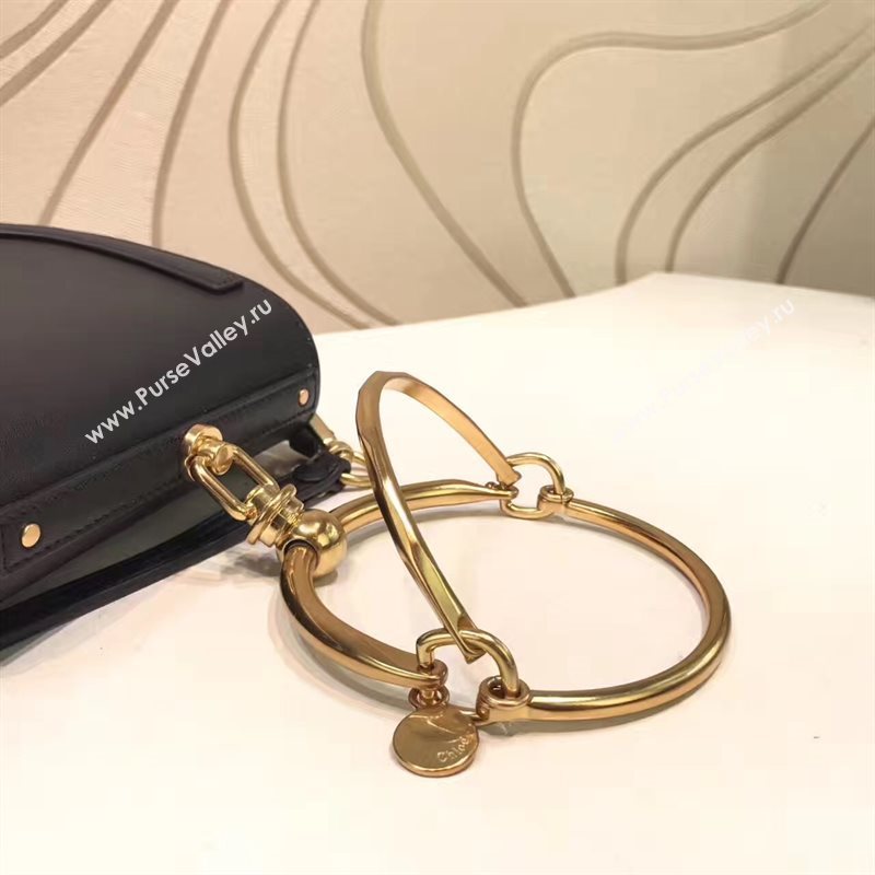 Chloe small nile bracelet shoulder black bag 4463