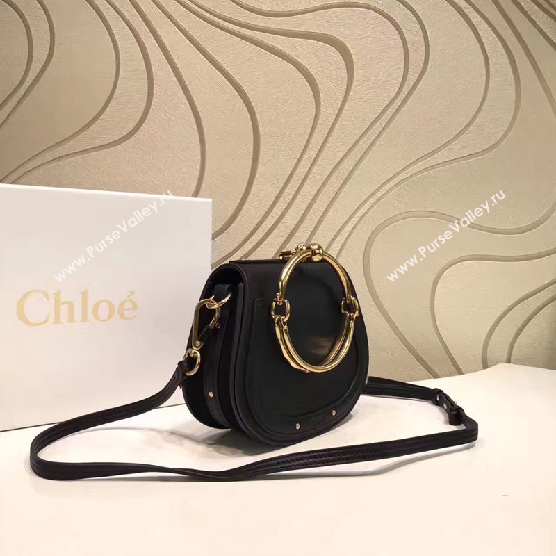 Chloe small nile bracelet shoulder black bag 4463